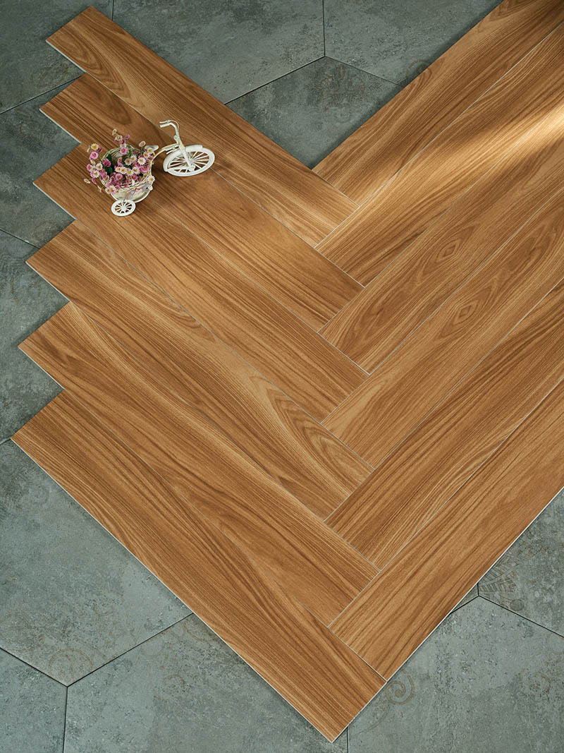 herringbone floor tiles wood effect