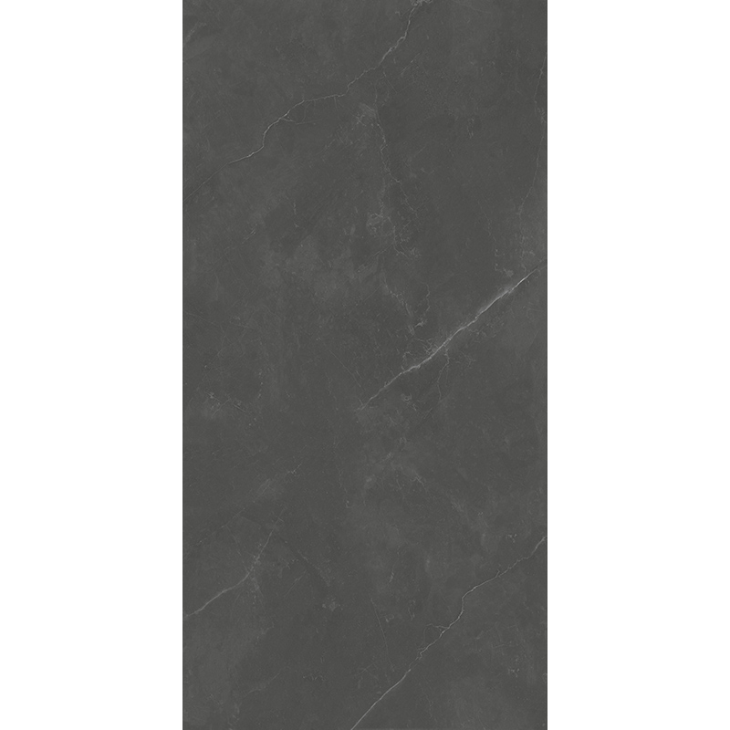 Black Marble Herringbone Tile