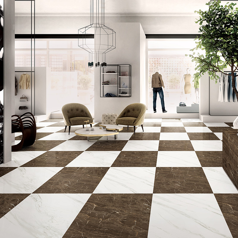 Drk Brown Marble Tile