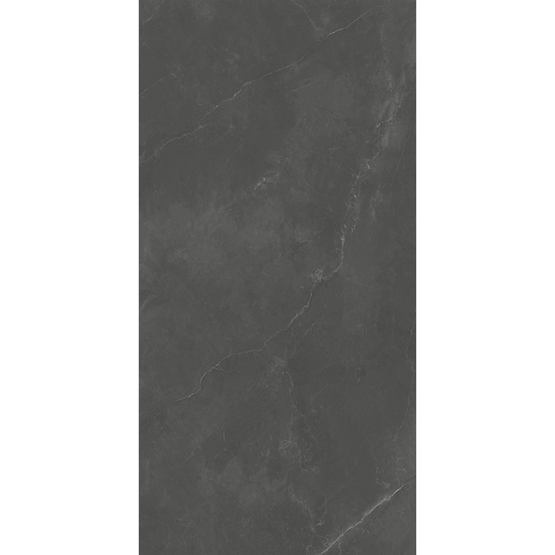 Black Marble Herringbone Tile