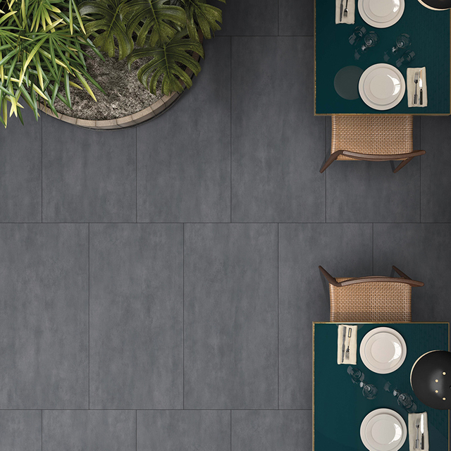 Dark Grey Cement Tile